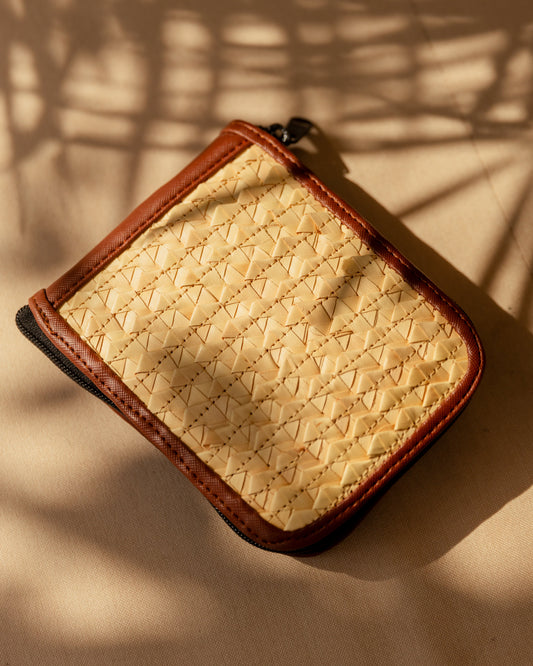 Cove Rattan & Canvas Eco Tote Bag