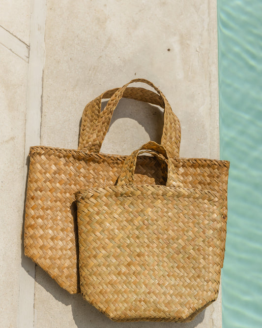 Isla Woven Handbag