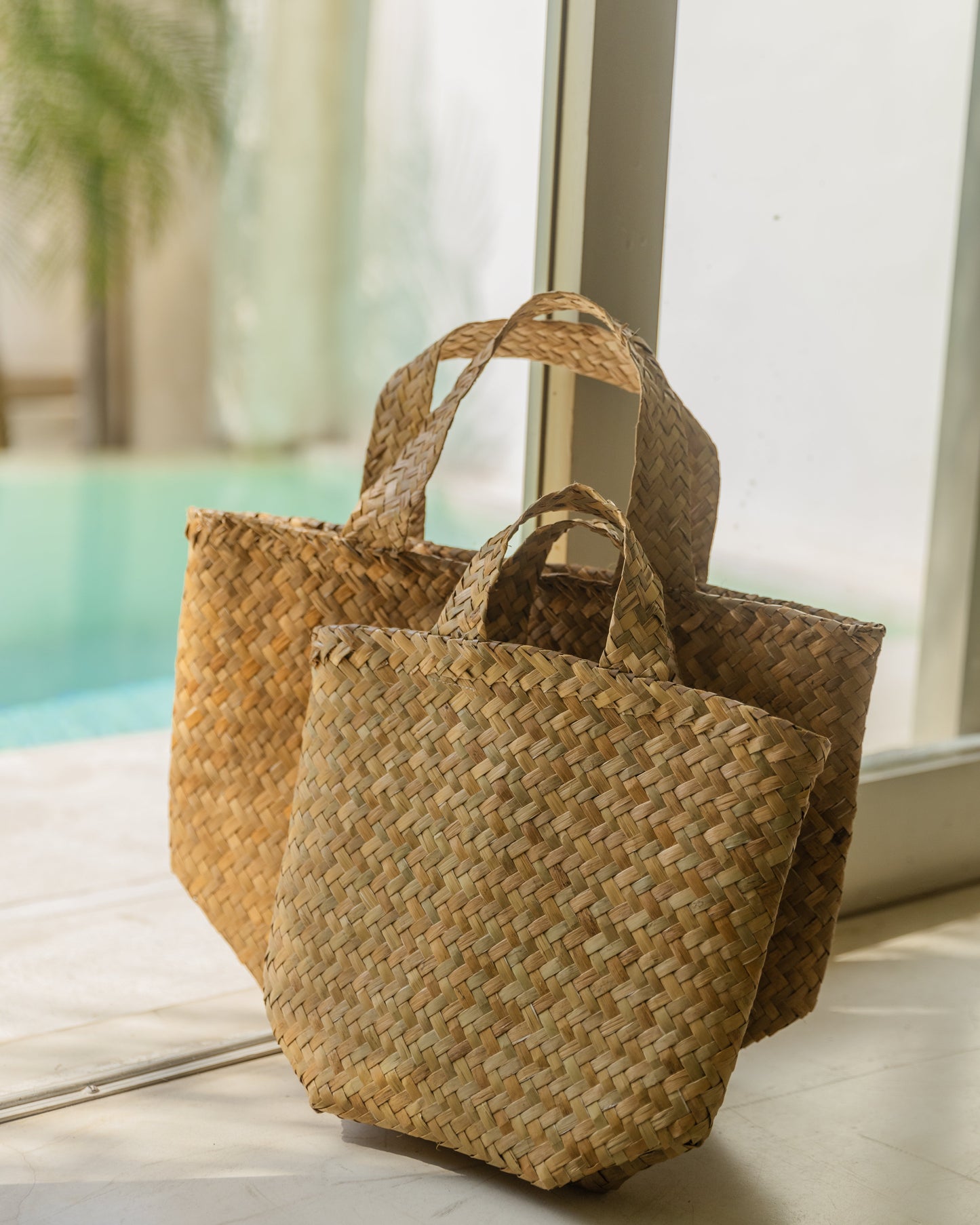 Isla Woven Handbag